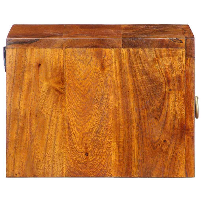 Noptieră Maro, multicolor 35 x 30 x 22 cm Lemn masiv de acacia - WALTI WALTI