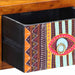 Noptieră 2 piese 35 x 30 x 22 cm lemn masiv de acacia - WALTI WALTI