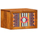 Noptieră 2 piese 35 x 30 x 22 cm lemn masiv de acacia - WALTI WALTI