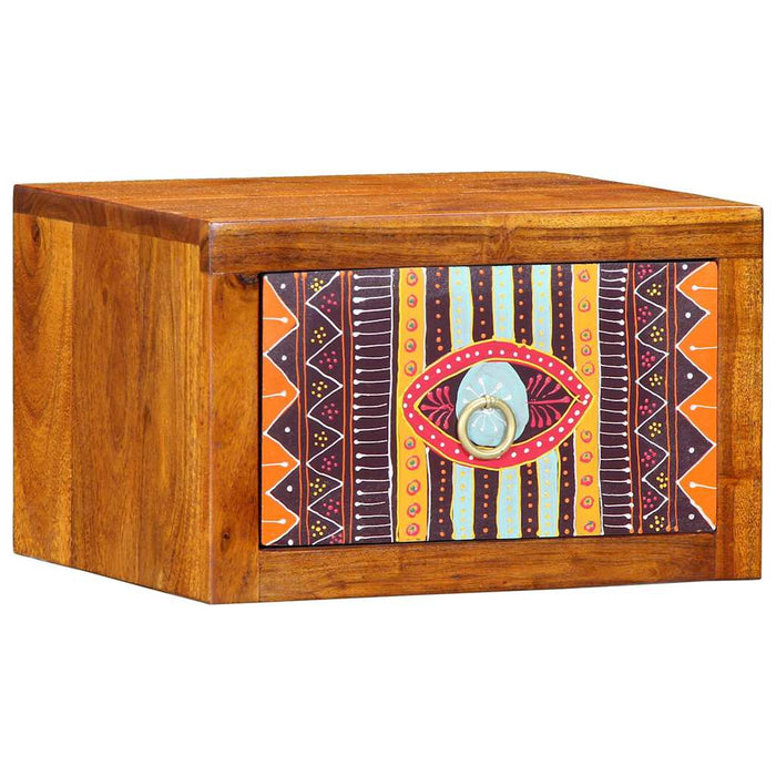 Noptieră 2 piese 35 x 30 x 22 cm lemn masiv de acacia - WALTI WALTI