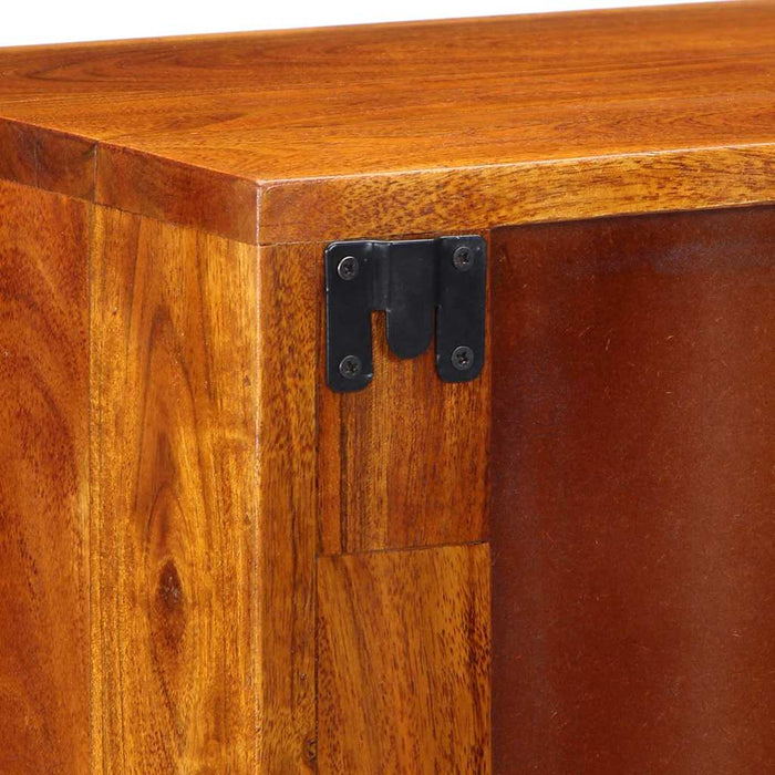 Dulap de noapte 2 pcs Maro 35 x 30 x 40 cm lemn masiv de acacia - WALTI WALTI