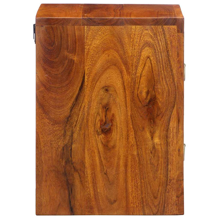 Dulap de noapte 2 pcs Maro 35 x 30 x 40 cm lemn masiv de acacia - WALTI WALTI