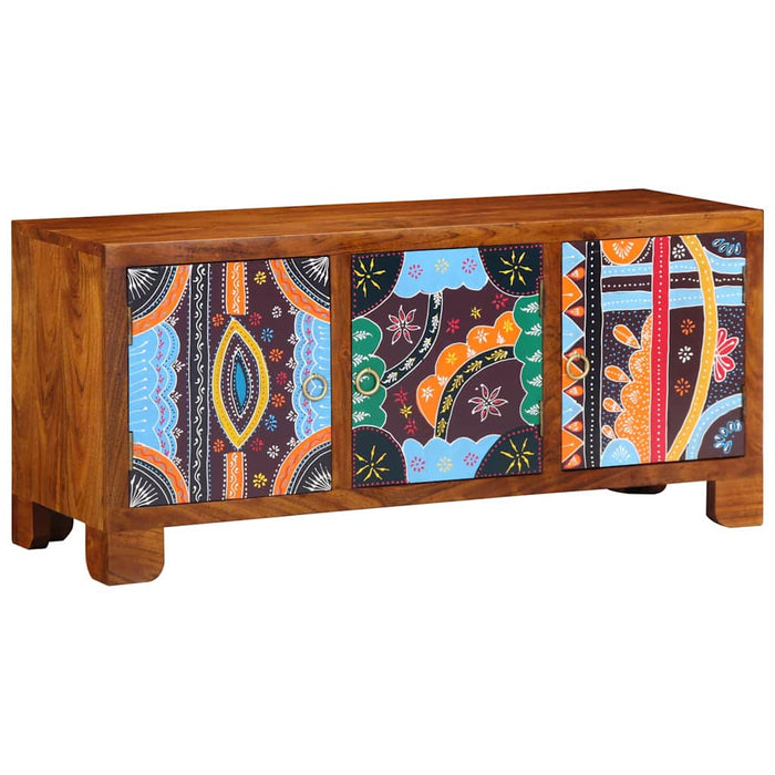 Bancă pentru pantofi cu depozitare Maro miere 100 x 35 x 45 cm WALTI