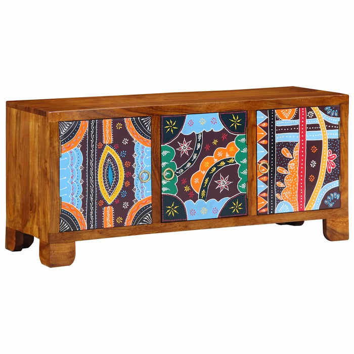 Bancă pentru pantofi cu depozitare Maro miere 100 x 35 x 45 cm WALTI