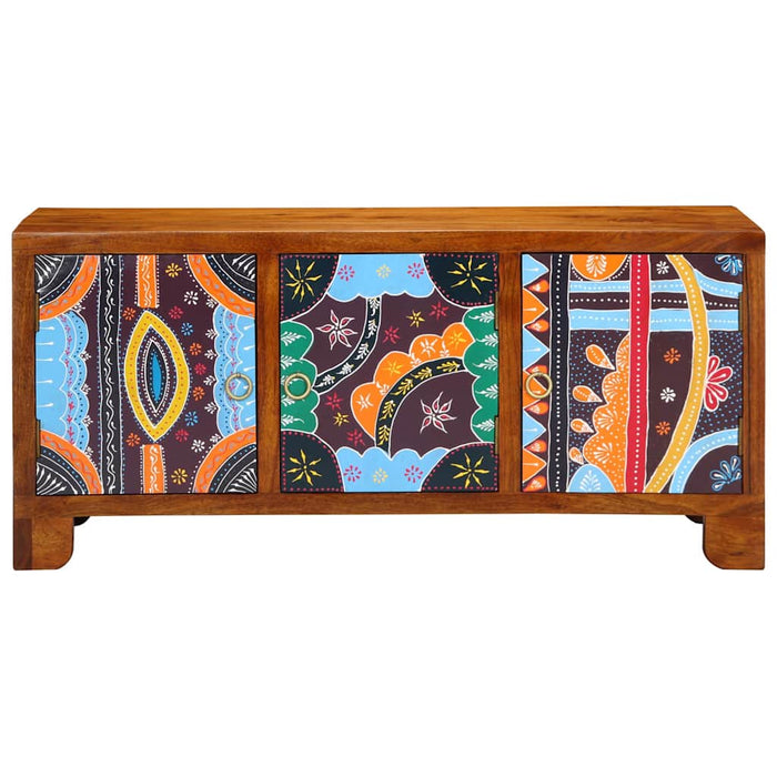Bancă pentru pantofi cu depozitare Maro miere 100 x 35 x 45 cm WALTI