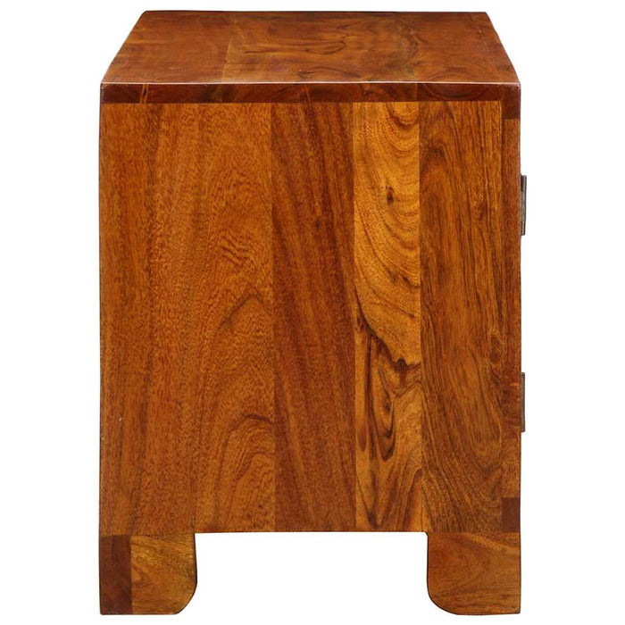 Bancă pentru pantofi cu depozitare Maro miere 100 x 35 x 45 cm WALTI