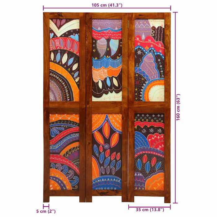 Separator de cameră Maro 105 x 160 cm lemn masiv de acacia - WALTI WALTI