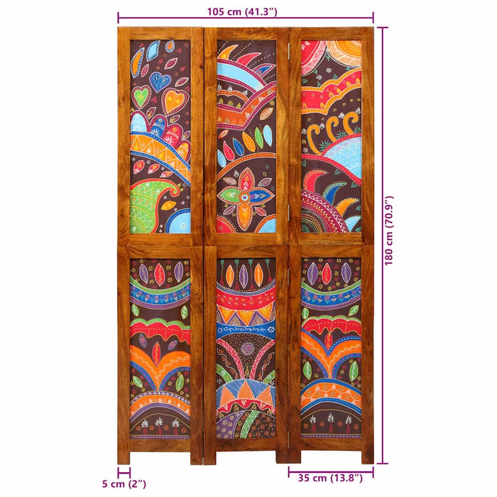 Separator de cameră Maro 105 x 180 cm lemn masiv de acacia - WALTI WALTI