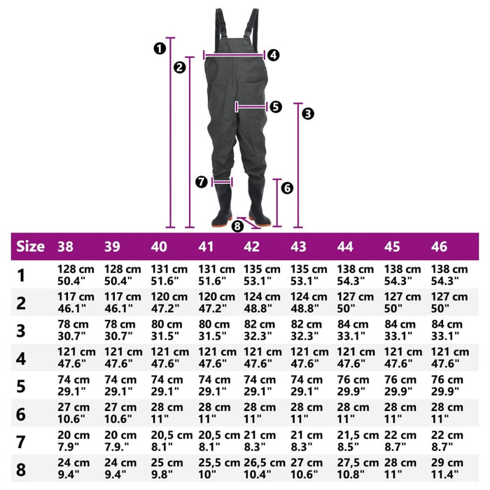 Salopetă cu pieptar și cizme, verde închis, mărimea 38 - WALTI WALTI