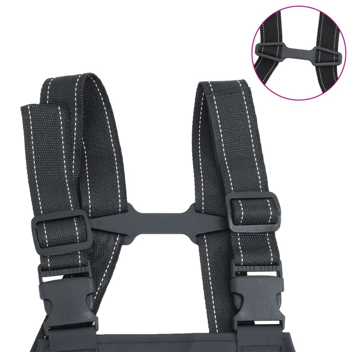 Salopetă cu pieptar și cizme, negru, mărimea 42 - WALTI WALTI