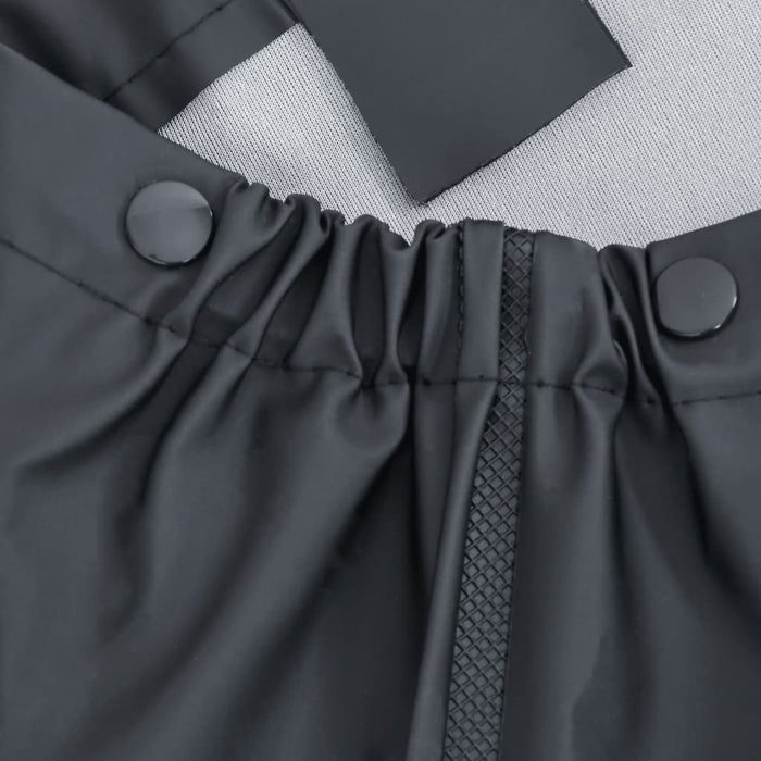 Salopetă cu pieptar și cizme, negru, mărimea 46 - WALTI WALTI