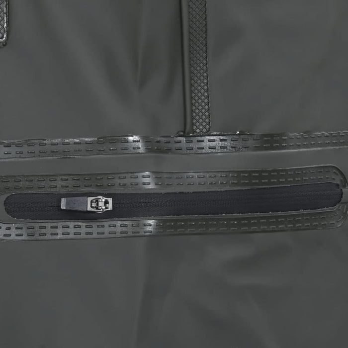 Salopetă cu pieptar, cizme și curea, verde închis, mărimea 45 - WALTI WALTI