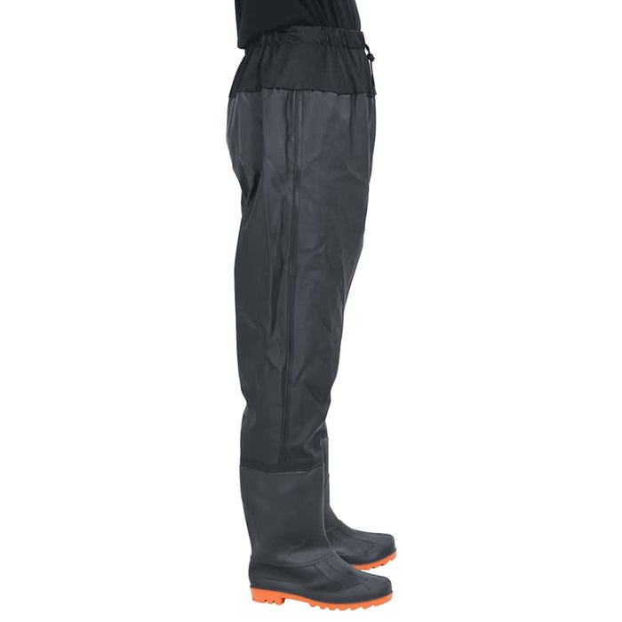 Pantaloni cu talie înaltă cu cizme, negru, mărimea 44 - WALTI WALTI