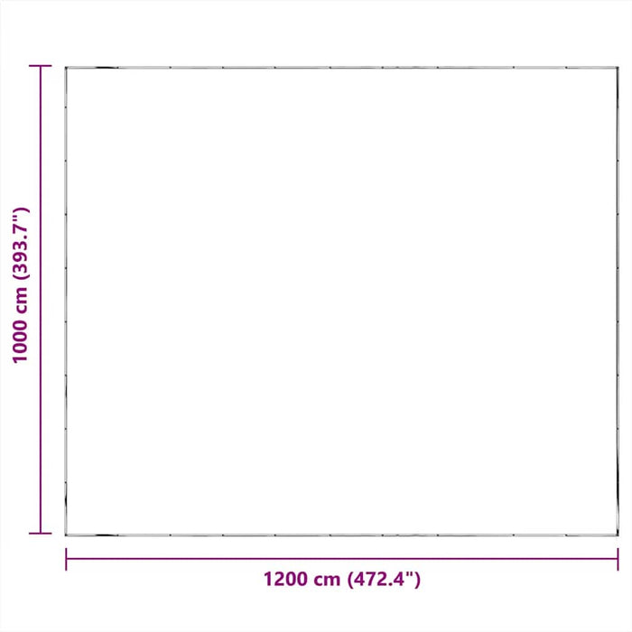 Prelata transparenta cu ochiuri 10x12 m polietilena - WALTI WALTI