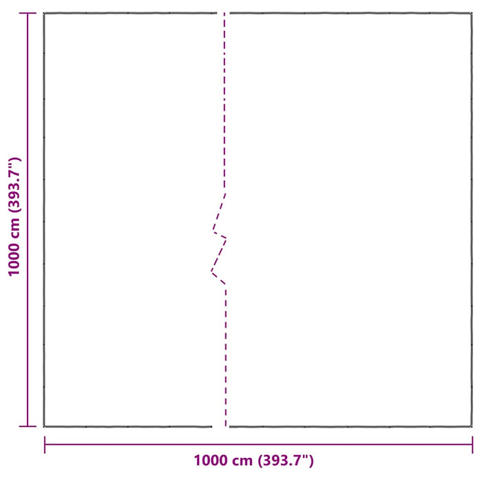 Prelata transparenta cu ochiuri 10x10 m polietilena - WALTI WALTI