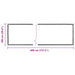 Prelata transparenta cu ochiuri 1x4 m PVC - WALTI WALTI
