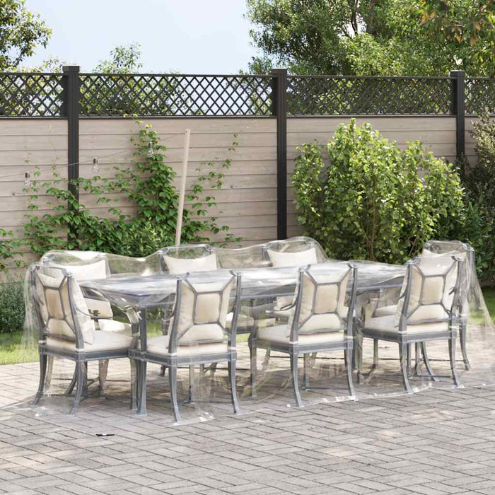Prelata transparenta cu ochiuri 2x4 m PVC - WALTI WALTI