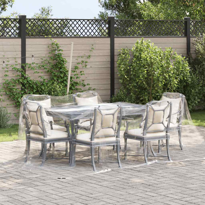 Prelata transparenta cu ochiuri 3x3 m PVC - WALTI WALTI