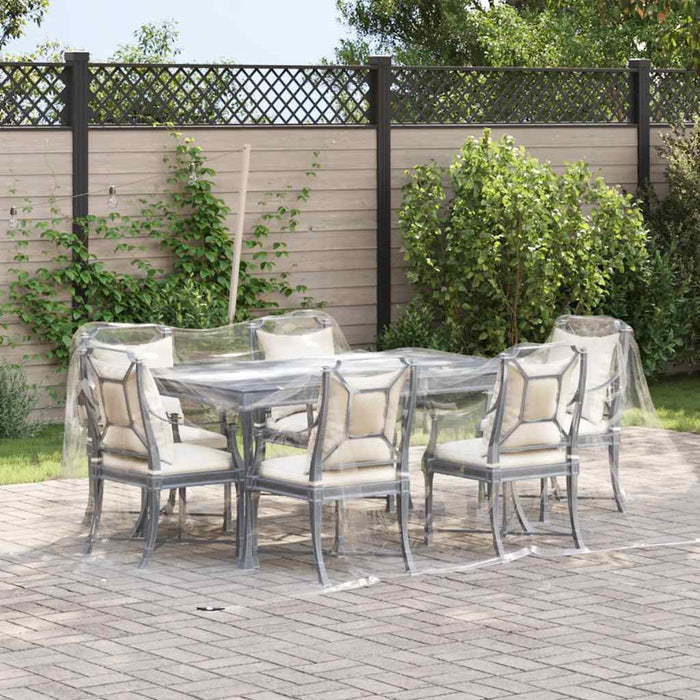 Prelata transparenta cu ochiuri 3x5 m PVC - WALTI WALTI