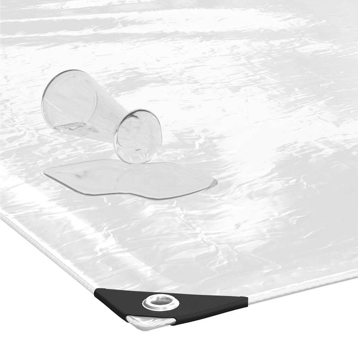 Prelata transparenta cu ochiuri 3x6 m PVC - WALTI WALTI