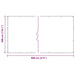 Prelata transparenta cu ochiuri 3x8 m PVC - WALTI WALTI