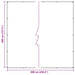 Prelata transparenta cu ochiuri 4x6 m PVC - WALTI WALTI