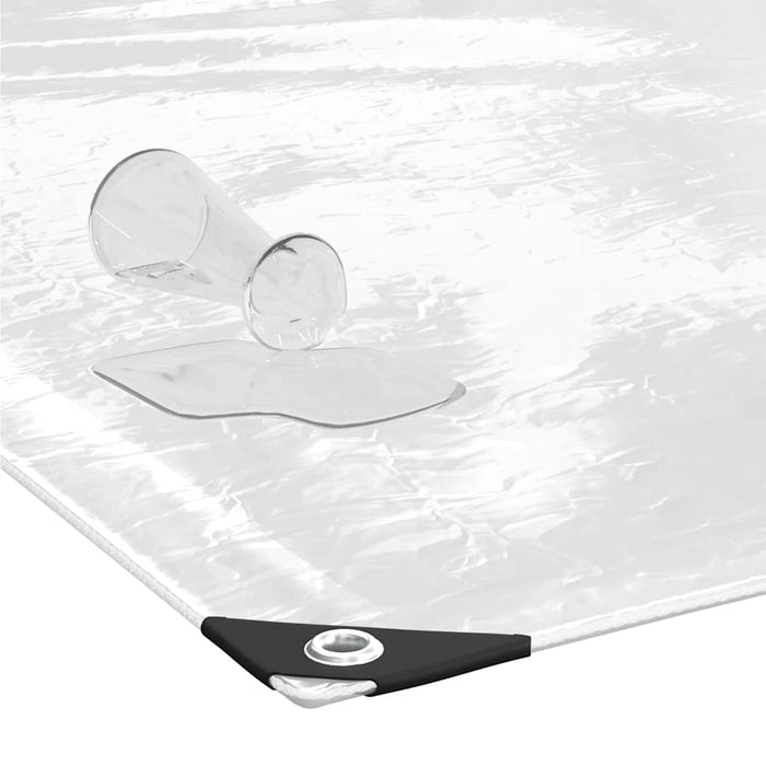 Prelata transparenta cu ochiuri 4x10 m PVC - WALTI WALTI