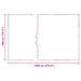 Prelata transparenta cu ochiuri 4x12 m PVC - WALTI WALTI
