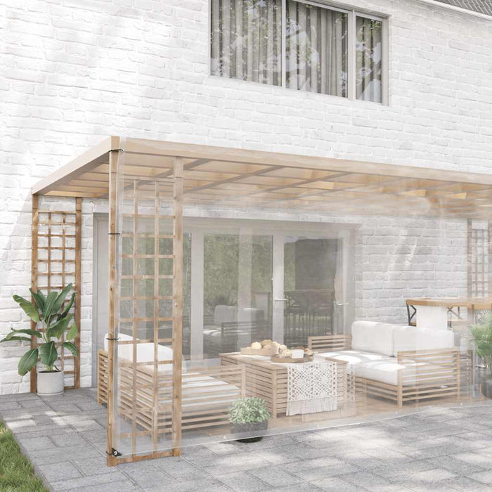 Prelata transparenta cu ochiuri 5x10 m PVC - WALTI WALTI