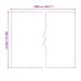 Prelata transparenta cu ochiuri 5x10 m PVC - WALTI WALTI