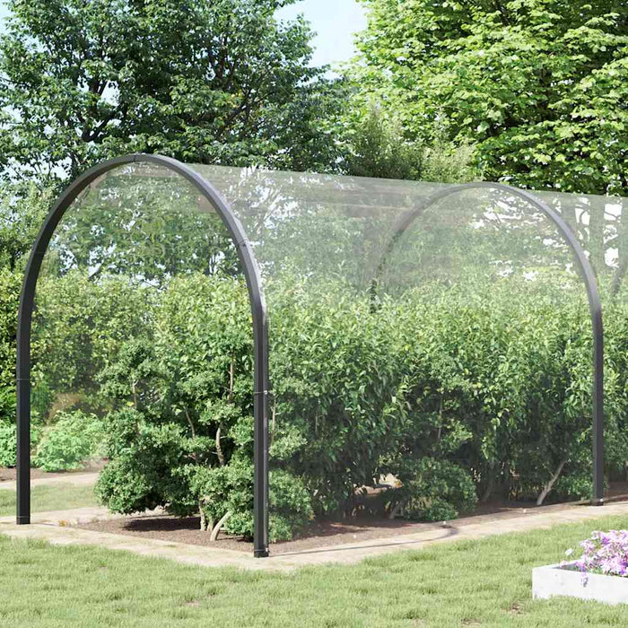 Prelata transparenta cu ochiuri 5x12 m PVC - WALTI WALTI