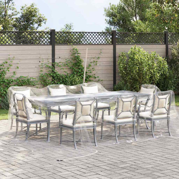 Prelata transparenta cu ochiuri 6x6 m PVC - WALTI WALTI