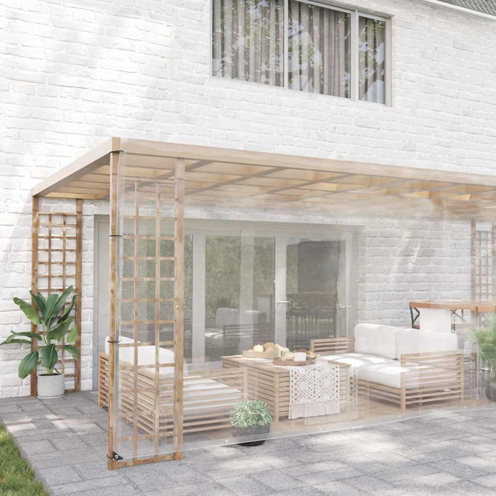 Prelata transparenta cu ochiuri 6x8 m PVC - WALTI WALTI