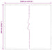 Prelata transparenta cu ochiuri 6x12 m PVC - WALTI WALTI