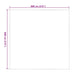 Prelata transparenta cu ochiuri 8x8 m PVC - WALTI WALTI