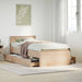 Cadru de pat fără saltea/cu tăblie, 90x200 cm, lemn masiv pin - WALTI WALTI