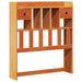 Pat bibliotecă fără saltea maro ceruit 75x190 cm lemn masiv pin - WALTI WALTI