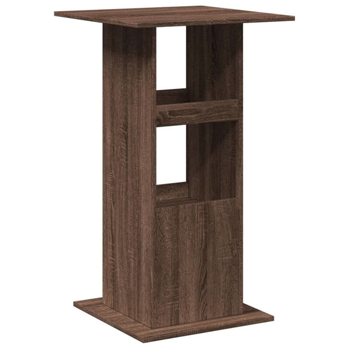 Masă bar cu depozitare stejar maro 60x60x102 cm lemn prelucrat - WALTI WALTI