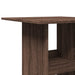 Masă bar cu depozitare stejar maro 60x60x102 cm lemn prelucrat - WALTI WALTI