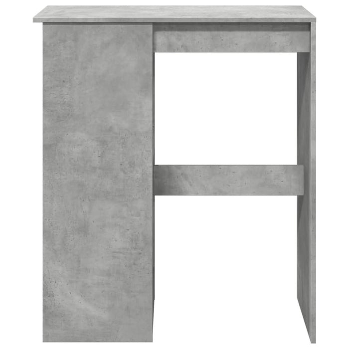 Masă de bar cu raft gri beton 90x47,5x103,5 cm lemn prelucrat - WALTI WALTI