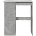 Masă de bar cu raft gri beton 90x47,5x103,5 cm lemn prelucrat - WALTI WALTI