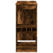 Masă bar cu raft stejar fumuriu 90x47,5x103,5 cm lemn prelucrat - WALTI WALTI