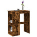 Masă bar cu raft stejar fumuriu 90x47,5x103,5 cm lemn prelucrat - WALTI WALTI