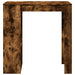 Masă de bar cu rafturi, stejar fumuriu, 102x50x103,5 cm, lemn - WALTI WALTI