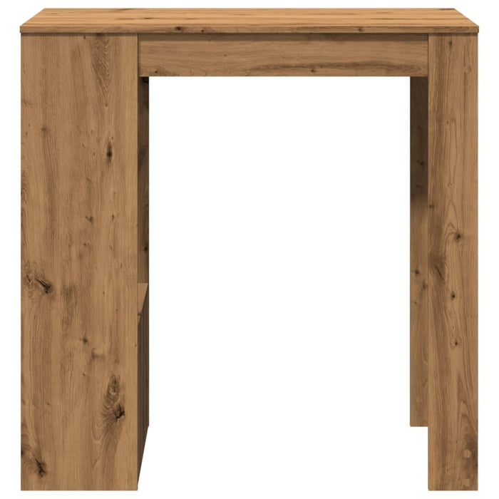 Masă bar cu rafturi, stejar artizanal, 102x50x103,5 cm, lemn - WALTI WALTI