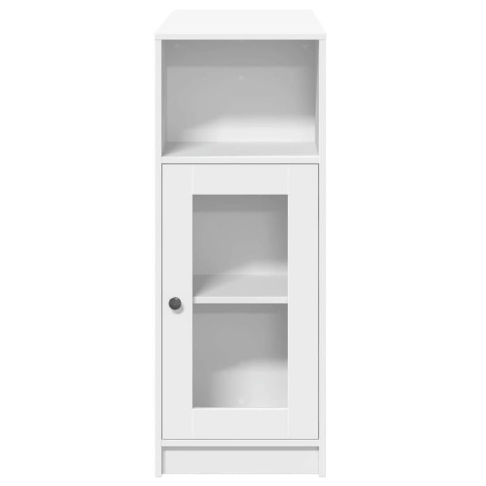 Masă de bar cu rafturi, alb, 101x40x103,5 cm, lemn prelucrat - WALTI WALTI