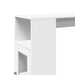 Masă de bar cu rafturi, alb, 101x40x103,5 cm, lemn prelucrat - WALTI WALTI
