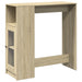 Masă bar cu rafturi stejar sonoma 101x40x103,5cm lemn prelucrat - WALTI WALTI