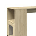 Masă bar cu rafturi stejar sonoma 101x40x103,5cm lemn prelucrat - WALTI WALTI