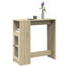 Masă bar cu rafturi stejar sonoma 101x40x103,5cm lemn prelucrat - WALTI WALTI